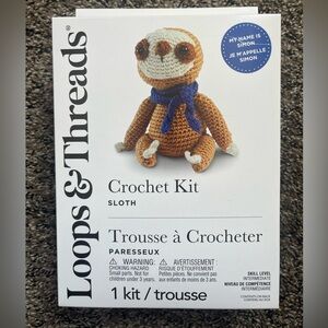 NWT Loops & Threads Sloth Crochet Kit